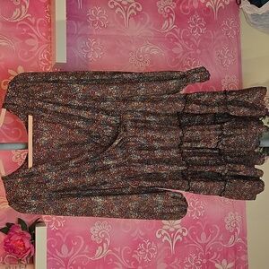 Floral Long Sleeve Dress